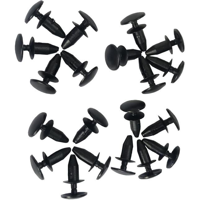 10PCS Tailgate Molding Protector Spoiler Cap Clips Replacement Rivets Compatible with 2009-2017 Ram 1500 2500 3500