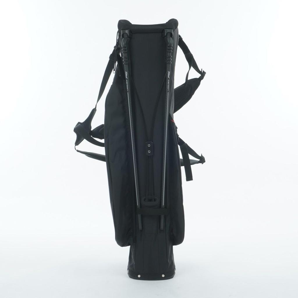 TITLEIST Players 4 Carbon Stand Bag TB25SX5A BKBKRD Black x Black x Red