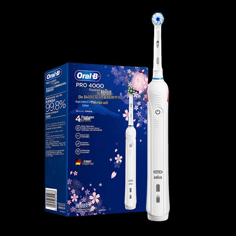 Oral-B P4000 3D Sonic Electric Toothbrush