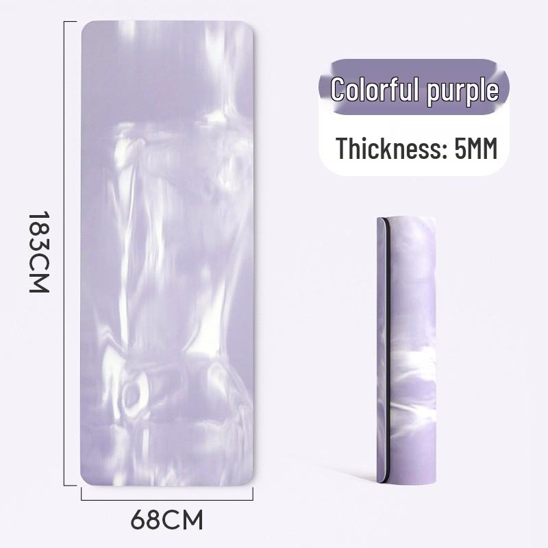 Antibacterial Non-Slip Yoga Mat for Girls - Shock Absorption, Sound Insulation, Vibration Damping, Thick for Home - Free Shipping