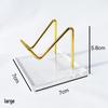 Acrylic Transparent Mineral Specimen Display Stand for Crystals and Raw Stones
