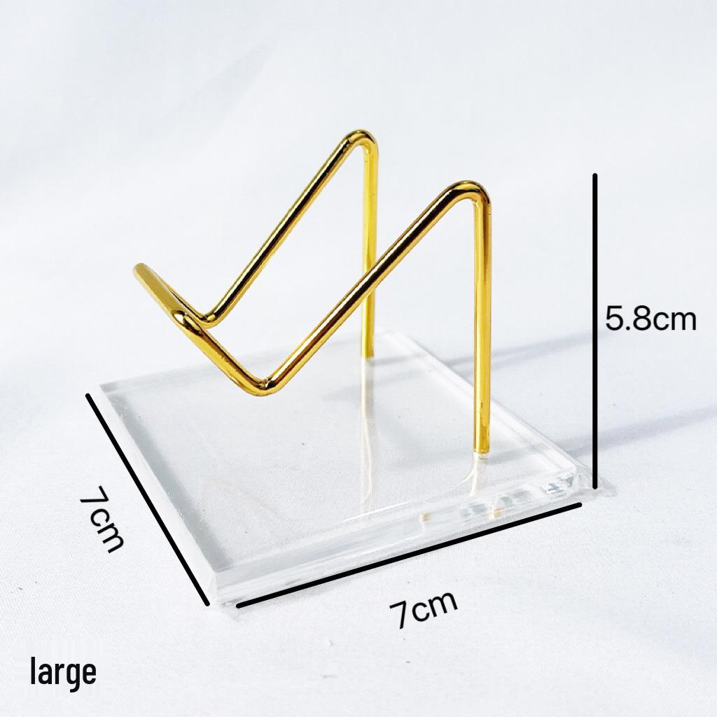 Acrylic Transparent Mineral Specimen Display Stand for Crystals and Raw Stones