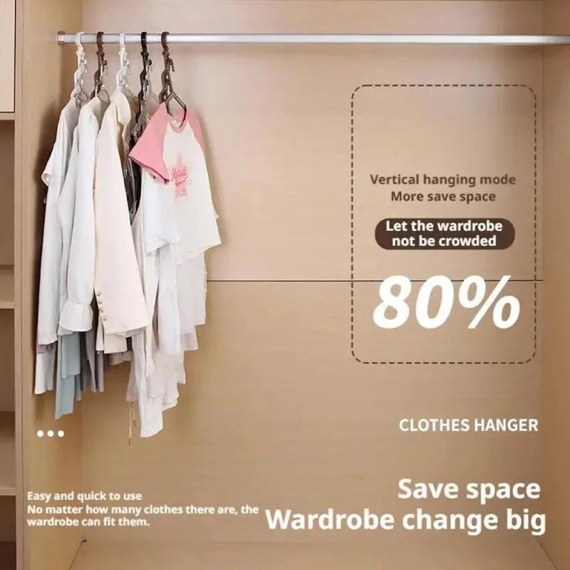 Multifunctional Clothes Hanger Storage Rack For Home Hanging Clothes Dormitory Folding Clothes Drying Rack To Save Space Bedroom