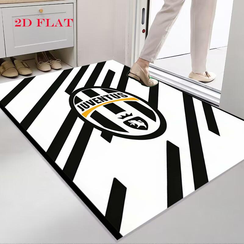 Tappeto Rug Juve per Soggiorno Camera da Letto Casa Decorazione Divano, Tappetino Antiscivolo per Giochi Bambini