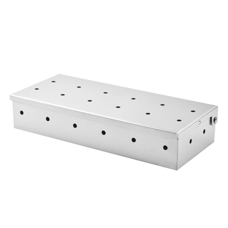 Nerezový venkovní BBQ udící box na maso a ovoce
