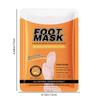 Peeling-Fußmaske mit Ziegenmilch und Niacinamid, feuchtigkeitsspendende und feuchtigkeitsspendende Fußpflegemaske