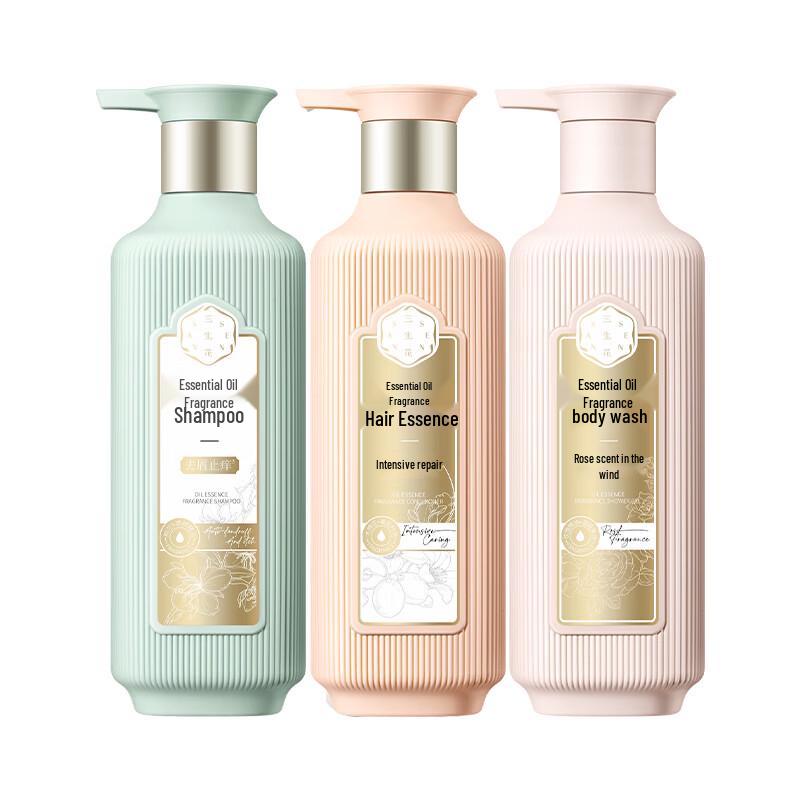 Sansheng Flower Essential Oil Hair & Body Care Set