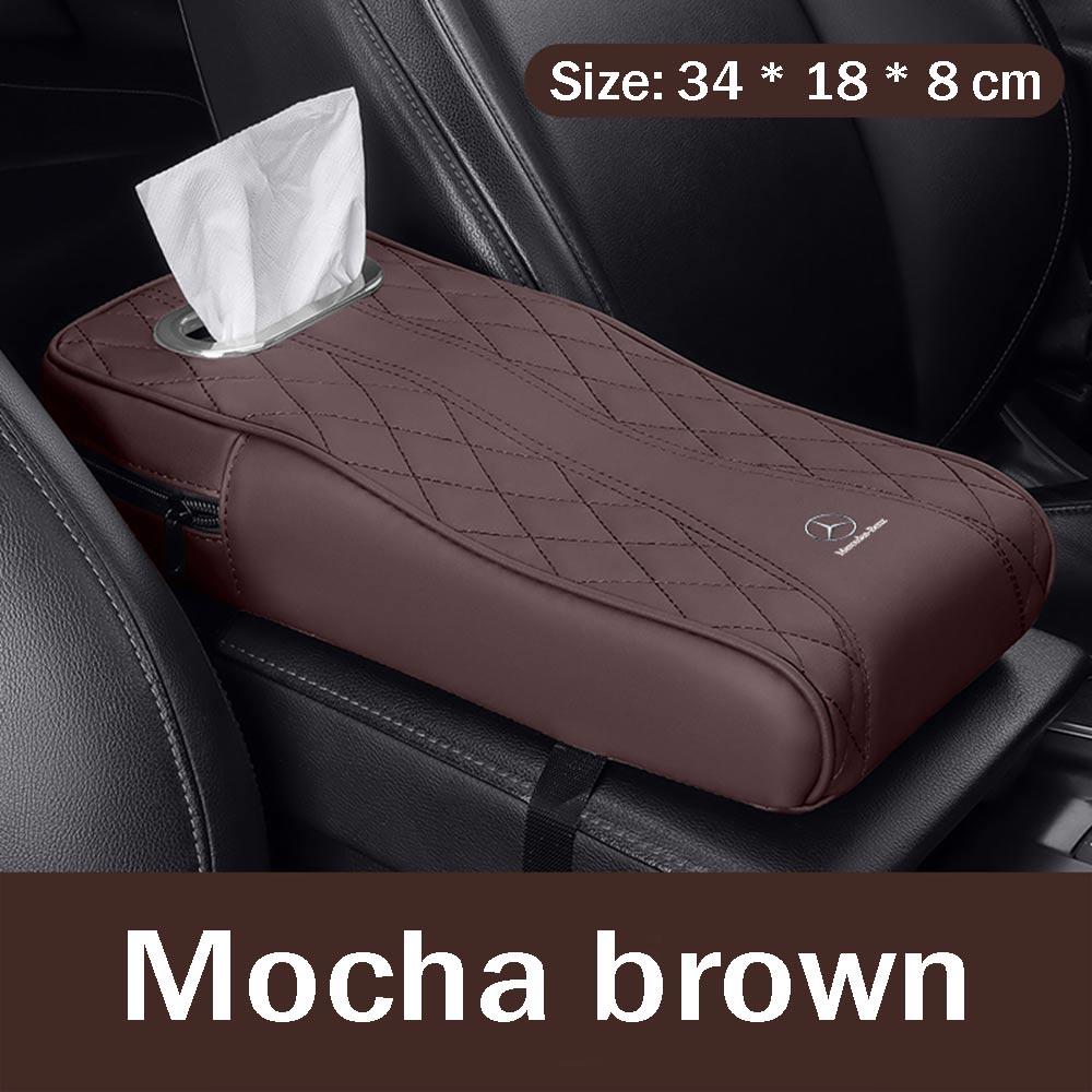 Automotive Interior Stickers Auto Center Console Armrest Cushion for Mercedes Benz AMG A C E S G Class W201 W210 W108 W204 W203