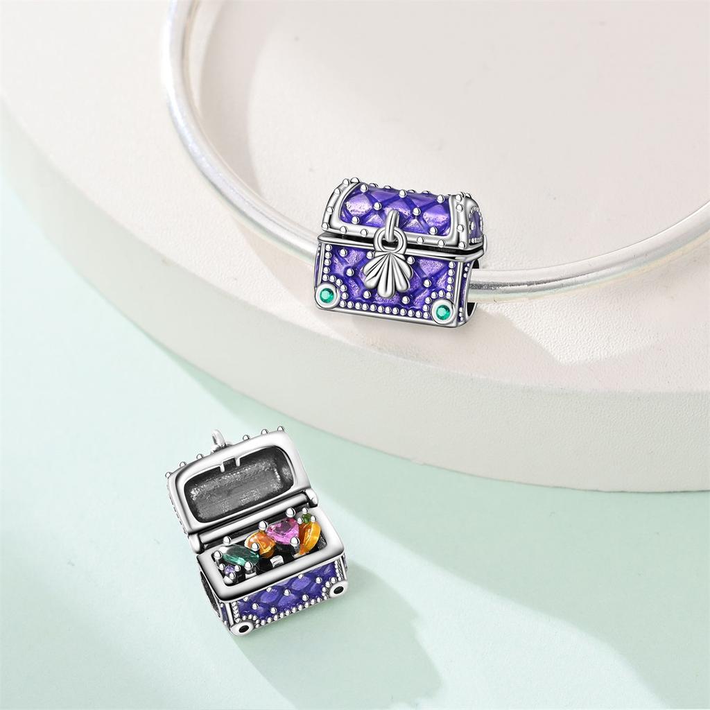 2026 Submarine Shell Perfume Sun Rainbow Charm Charm Beads DIY Jewelry Accessories Bracelet 925 Silver Girl