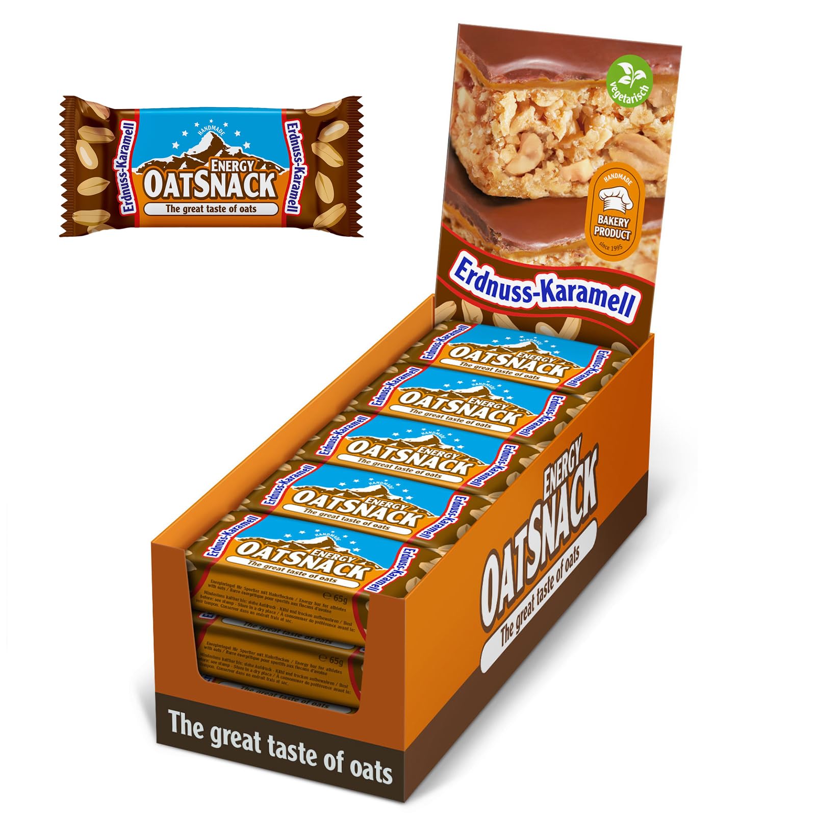 

Davina Energy Овсяный арахисовый кранч 65 г x 15 Крупный, с высоким содержанием витаминов и вегетарианский Отлично подходит для замены приема пищи или перекусов, Вкус, Батончики, Арахис, Клетчатка,