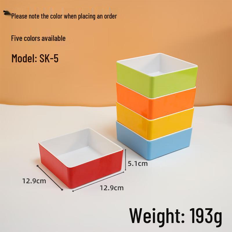 WUHE HC SK-5 Plastic Rectangular Serving Tray Set