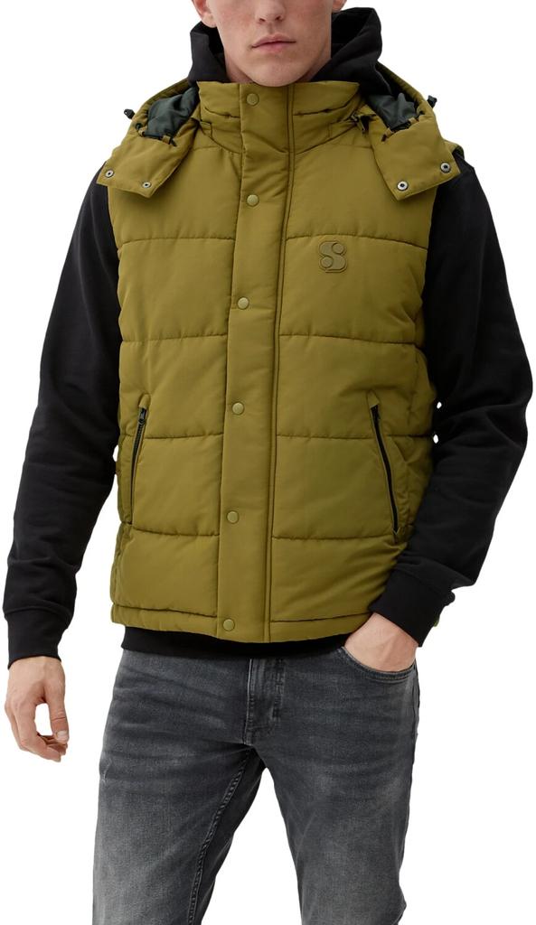 Winter Jacket s.Oliver with Quilted Vest and Detachable Hood (2115336) (2115336.7712) Green