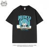 Hatsune Miku Secondary Pattern T-shirt Summer Men and Women High Quality 100% Cotton T-shirt Casual Harajuku Loose T-shirt