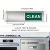 Dishwasher Magnet Clean/Dirty Sign - Non-Scratching, Strong Magnet or Adhesive Options, Easy-to-Use Indicator for Clean or Dirty Dishes