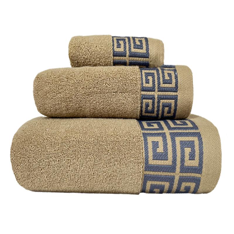 Towel cotton 32 strands wine B & B adult towel bath towel