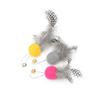 5pcs Feather Ball  Accessories For Cat Toy Funny Cat Stick Replace Plush Mouse Teaser Stick Replacement Interactive Pet Toy