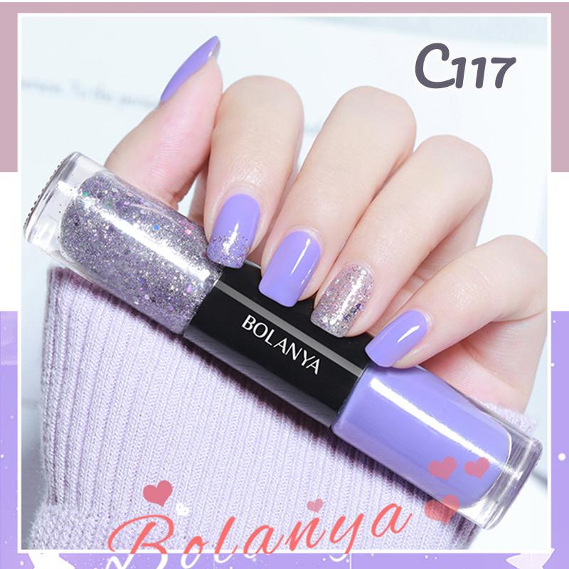 

Лак для ногтей, быстросохнущий, одна бутылка двух цветов, полуперманентный лак для ногтей Vernis, маникюрный лак для ногтей