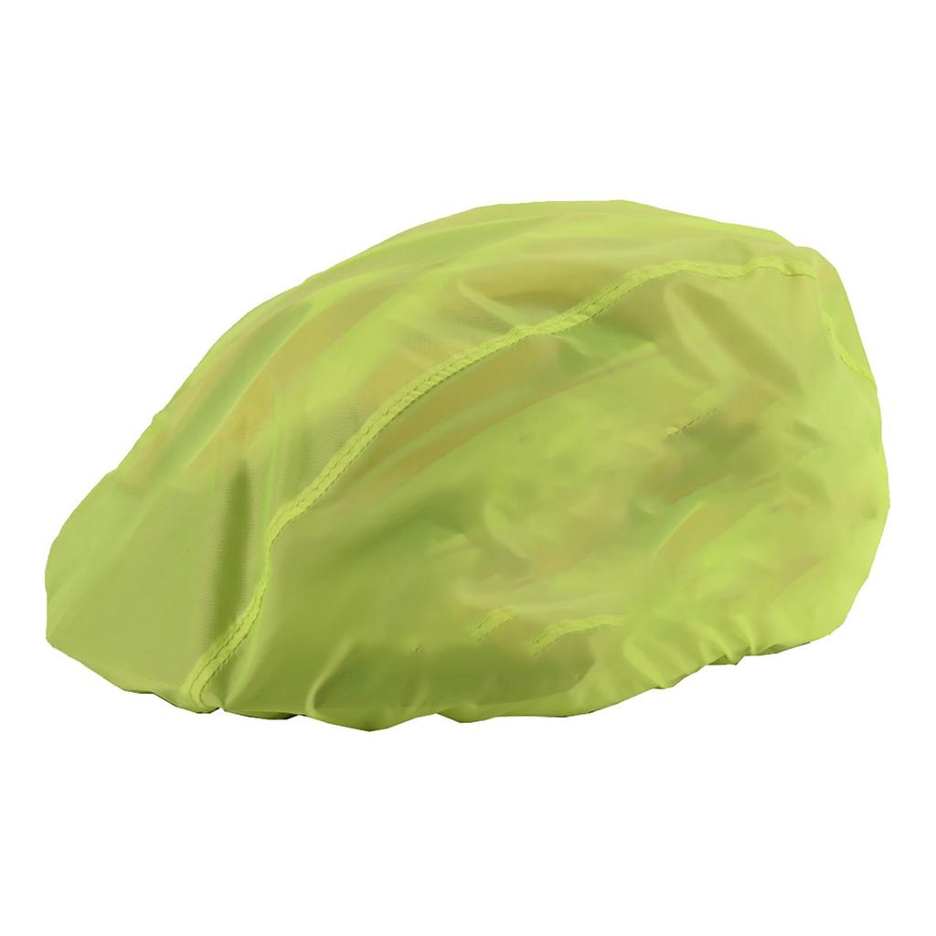 Cycling Helmet Cover Waterproof Helmet Rain Cover Reflective Safety Helmet Cover Fluorescent Green