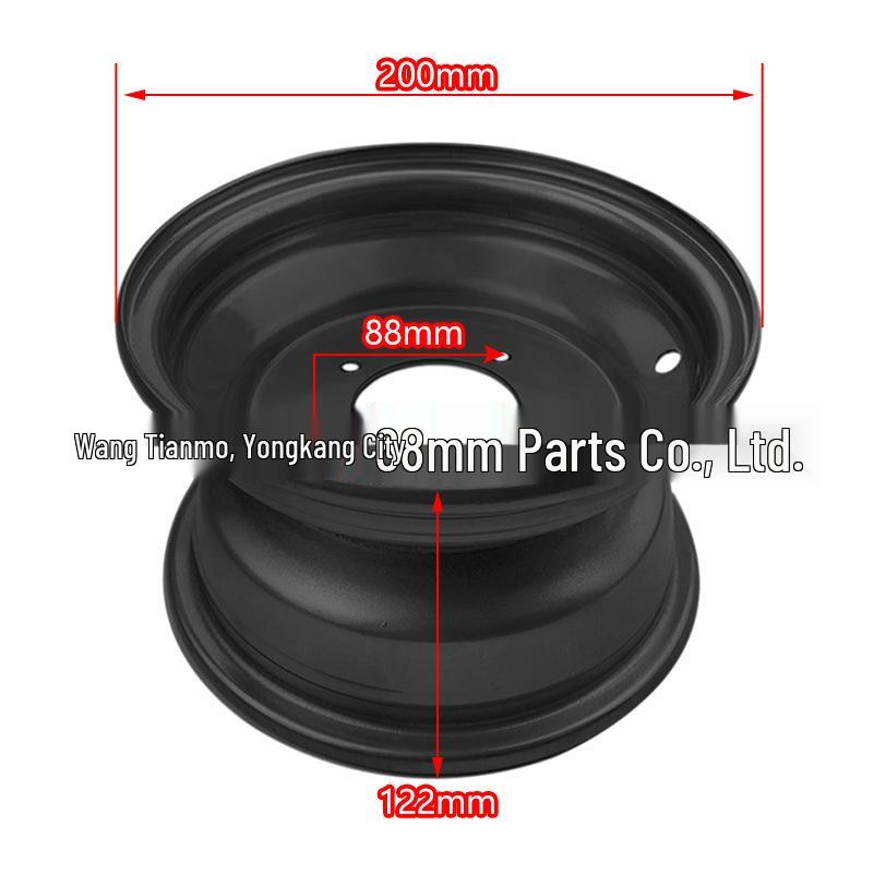 

16x8-7 Four-Hole Steel Wheel Rim for 50-125CC ATV Beach Motorcycle