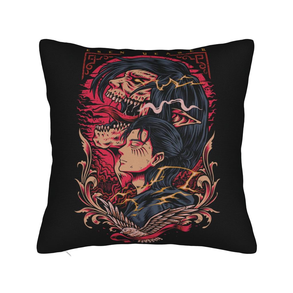 Armin Arlert Attack on Titan Kissenbezug Druckstoff Kissenbezug Dekorative Kissenhülle Sitzfläche Quadratisch 40*40cm