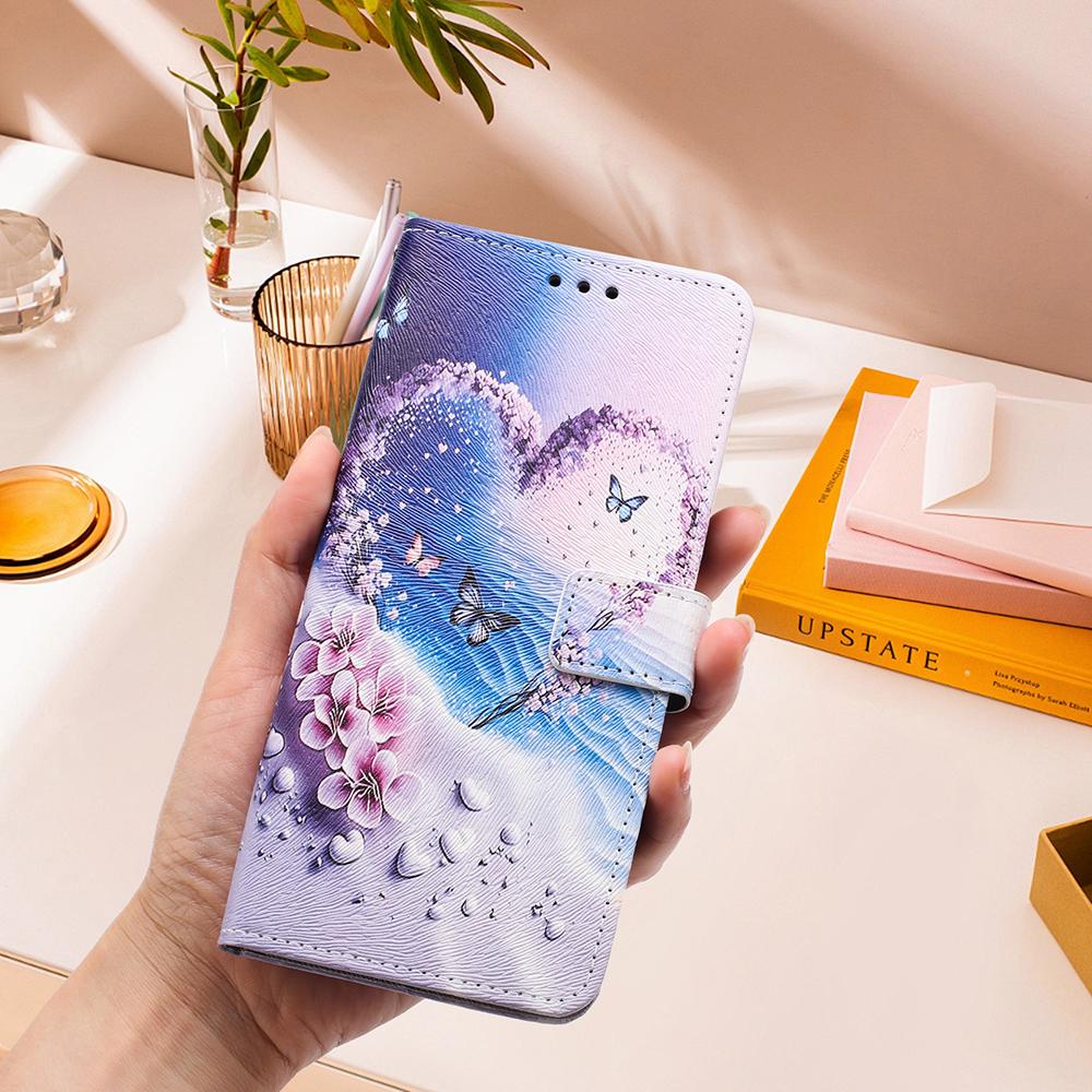 Peněženkové pouzdro s klopou pro Infinix Hot 50 Pro 4G 50i 40 40i 30i Note 40X Zero 30 GT 20 Pro Nárazuvzdorné kožené pouzdro na telefon Držák na karty