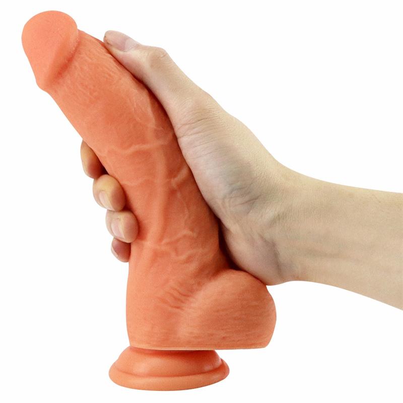 Adult Erotic Sex Products Female Masturbation Device Manual Thrusting Simulation Penis Silicone Thick Soft Fake Penis