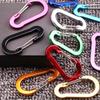 Hiking Camping Hook S-shape Fishing Aluminium Zinc Zinc Alloy Carabiner Snap Clip Keychain Spring Buckle