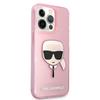 Karl Lagerfeld Klhcp13Xkhtuglp Iphone 13Pro Max 6,7 Różowy/Pink Twardy Brokatowy Pokrowiec Z Głową Karla