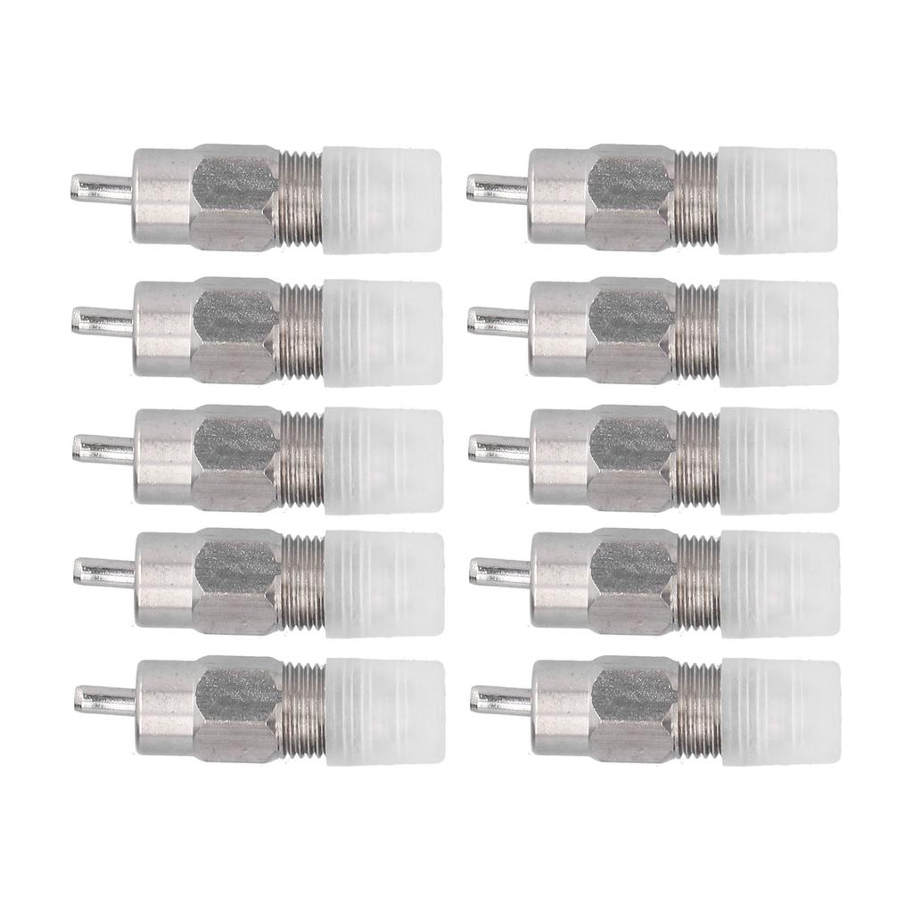 Hühner Tränkenippel Edelstahl Schraubstil Wasser Trinkspender für Kleintiere Bauernhof