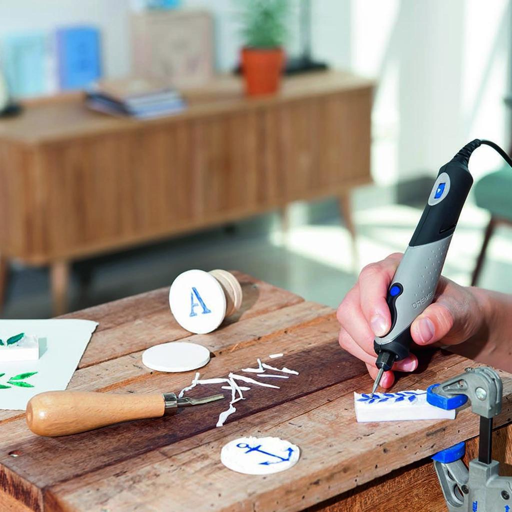 Dremel FINO Mini 9 11 Maximum Speed for and Polishing Router, 5-Speed, Types, Pieces, 22,000 RPM, Carving, Sharpening, Cleaning, Polishing,