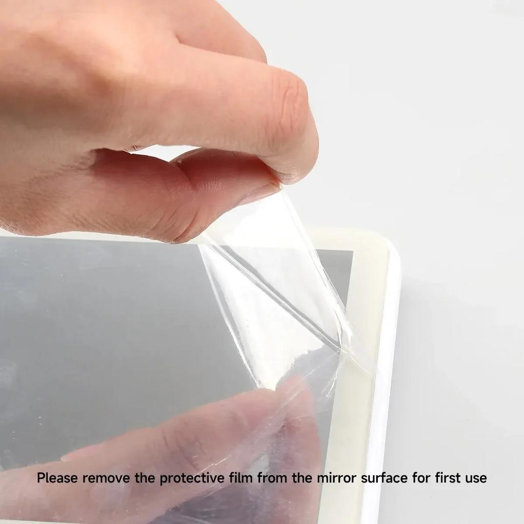 Car Touchscreen LED HD Makeup Mirror Three Gear Adjustment Sun Visor Plate Interior RearMirror Dimmable Auto Vanity Mirror