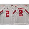 Embroidered College Rugby Jersey Men - Ohio State Buckeyes Style Numbers 7 33 18 2 1 4 Fall Winter Wear