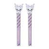 Skater Chopsticks and Chopstick Rest Set, Wooden Chopsticks 21cm, Sanrio Kuromi Child AND45AH-A