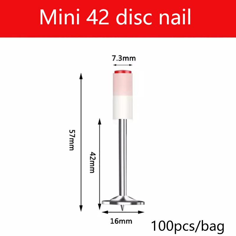 1Pcs Round Steel Nails For Manual Rivet Nail Gun Accessories Tools Concrete Steel Wall Anchor Trough Fastening Tool
