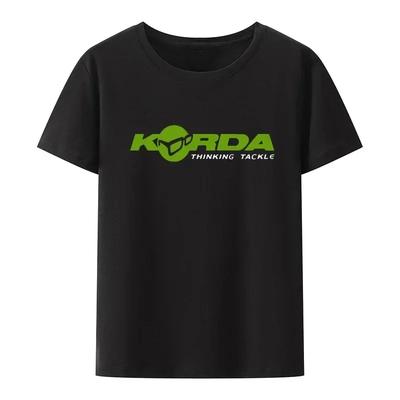 T-shirt Hommage Inspiré Korda Homme Décontracté Modal Manches Courtes Pêche Pêche Poisson Carpe Loisirs Camping T-shirt Vintage Sportif
