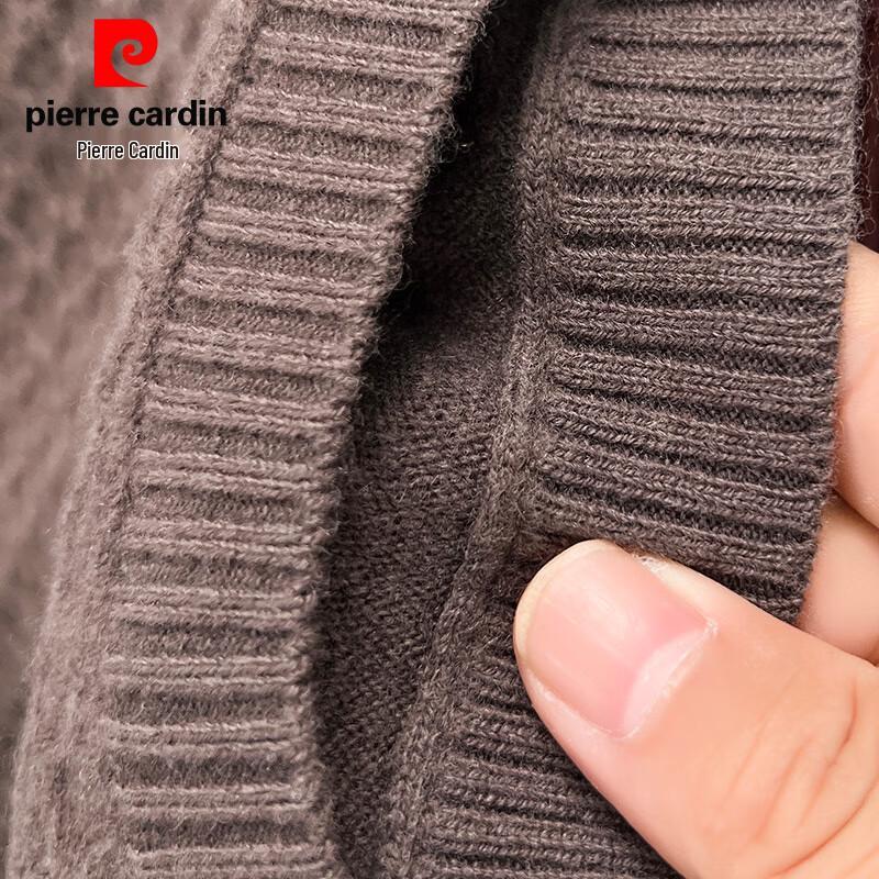 Pierre Cardin Men's 100% Pure Wool Round Neck Sleeveless Vest