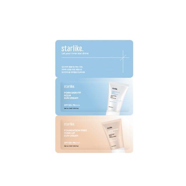 starlike - PDRN & Foundation-free Sun Cream Pouch 2ml x 2 pcs