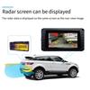 License Plate Frame Monitor Parking Sensor Radars Rearview Backup Camera 3 in 1