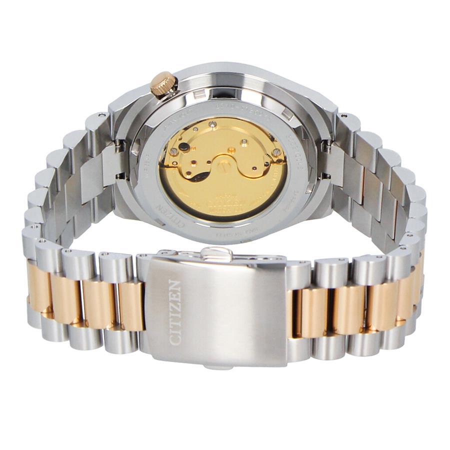 CITIZEN Automatic NJ0154-80H TSUYOSA Collection Sporty Simple Date Black Silver Gold Stainless Wrist Watch For Men