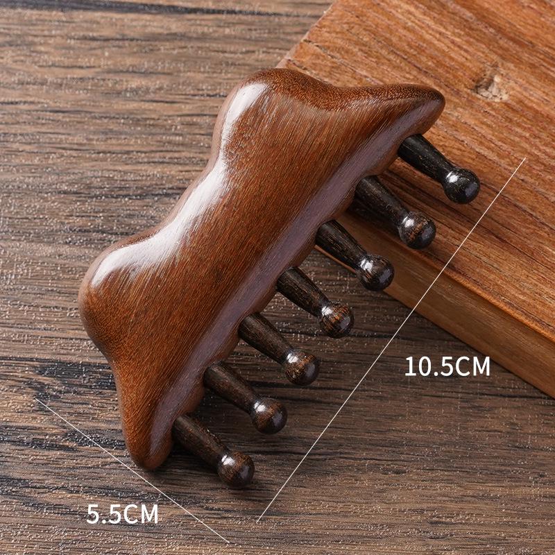 Golden Sandalwood Universal Meridian Massage Comb