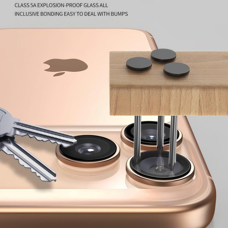 High Definition Lens Protective Film For iPhone17 17Air 17Pro 17ProMax Back Camera Tempered Glass Protector Case Easy To Install