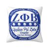 Zeta Phi Beta Sorority Pillow Cover Home Decorative Greek Letter 1920 Cushion Cover Throw Pillow for Car Double-sided Printing