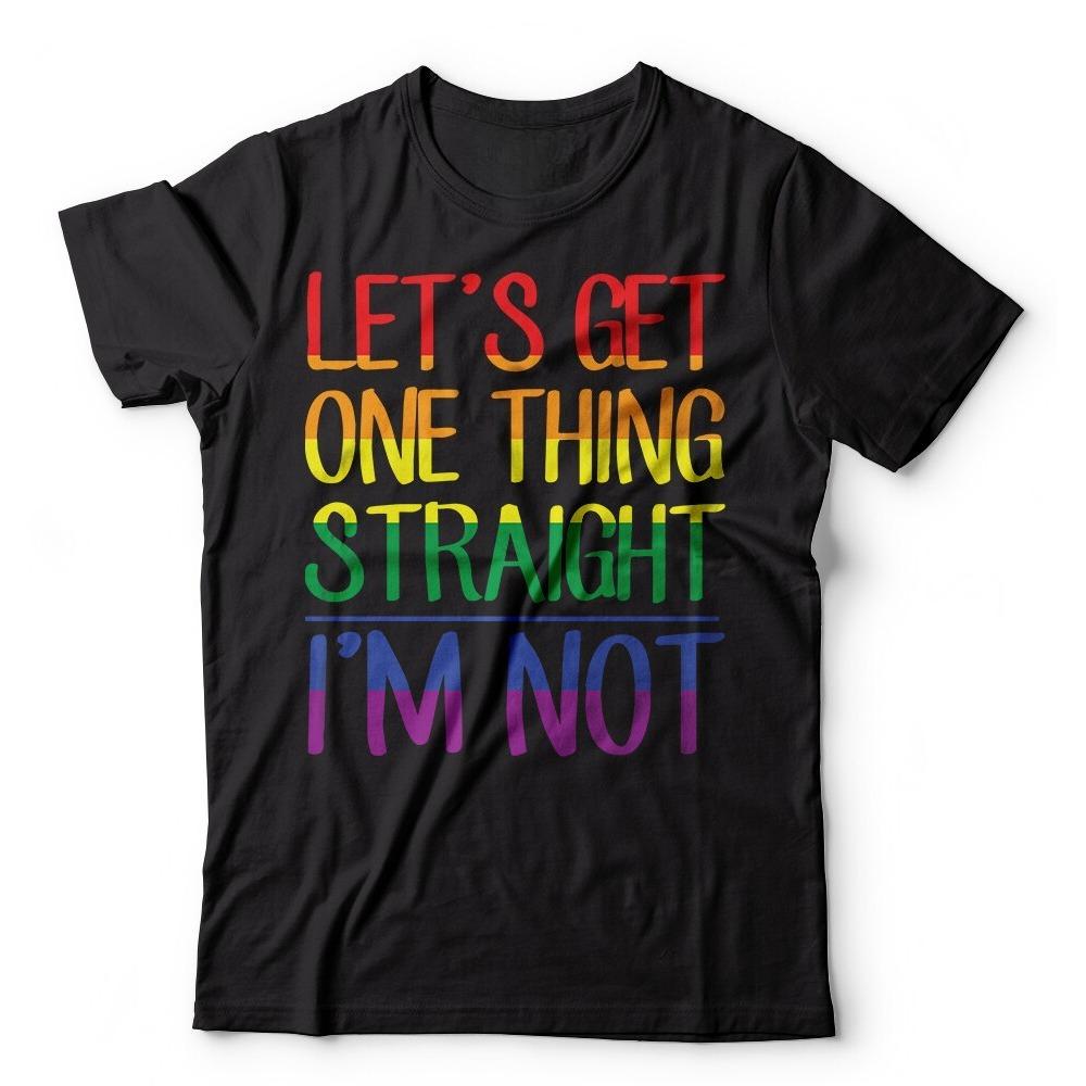 Funny LGBTQ Tshirt Birthday Gift Gay Lesbian Fun Mens Unisex T Shirt Men Women Universal Creative Design Cotton Summer Tee Tops