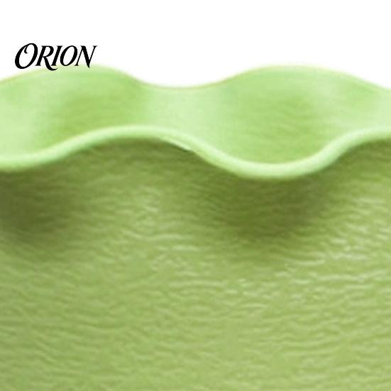 Lightweight Durable Resin Pots Large Flower with Drainage Holes And Tray Saucers, Ruffled Edge Planter Elegant Ruffle Planters for Indoor Outdoor