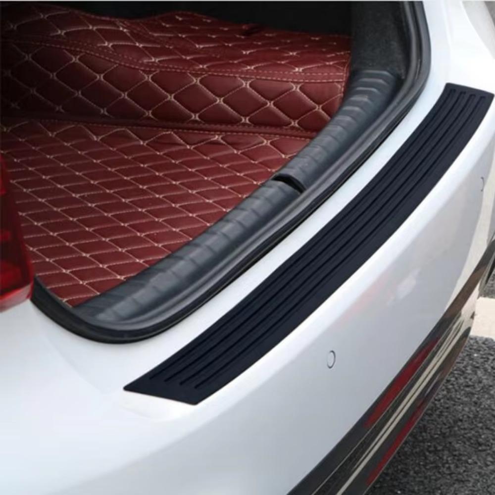 Car Trunk Protective Strip Anti-collision and Anti Scratch Rubber Strip Tailgate Decorative Strip Door Sill Rear Guard Plate