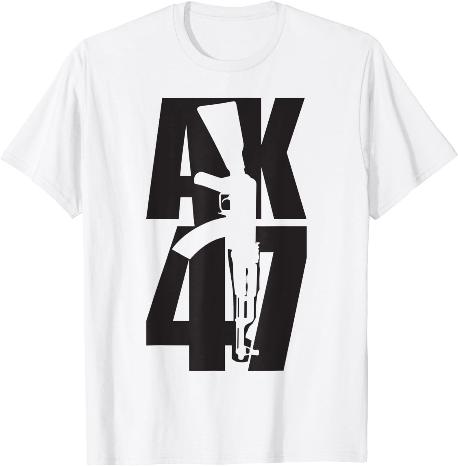 Original Ak47 Kalashnikov Ak47 Gun Soviet Rifle Tshirt Unisex Street Casual Breathable Clothing Oversized Shortsleeved Shirt S