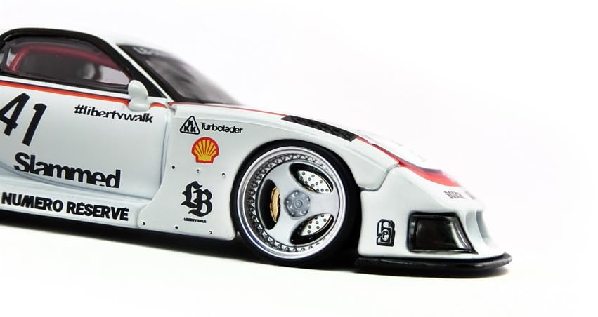 Gulliver D MODEL Customization Series Scale Mazda LB Super Silhouette White Finished Model DBW058A 1/64 RX-7