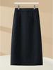 Sequined Mid-Length A-Line Skirt - 2025 Autumn/Winter Slit Hip-Hugging Style for Women