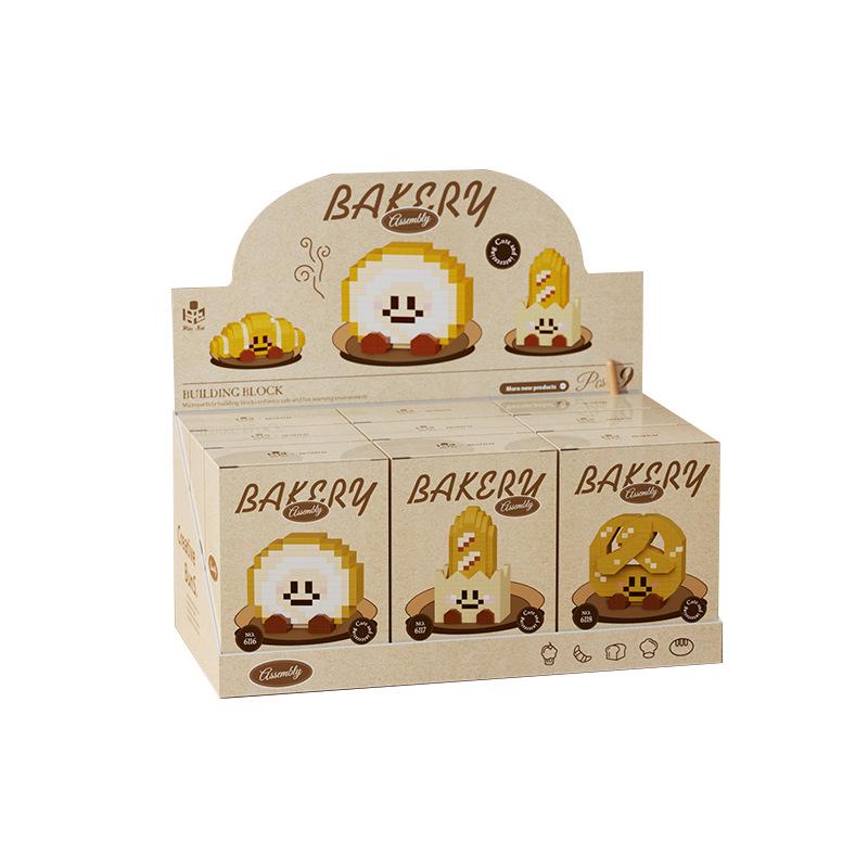 Swiss Roll Basque Building Blocks - Compatible with Lego Educational Toys for Children's Day Gift