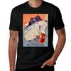 Vintage Gerunisex Gondola Sport Ski Travel Poster Tshirt Novelty Print Casual Tee Shirt
